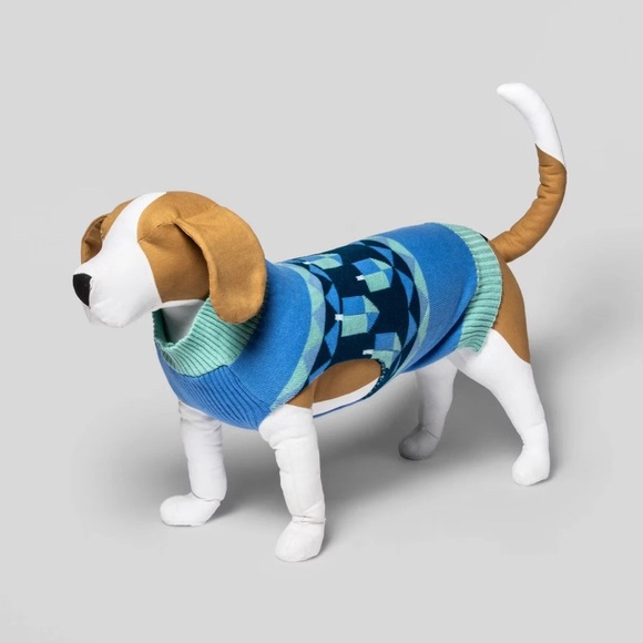 Wondershop Other - NWT Wondershop Dog Sweater Blue Aqua Chanukah Hanukkah Dreidel Size Large
